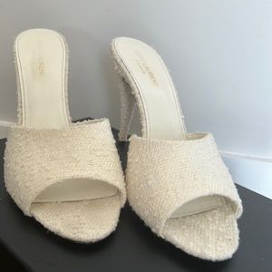 Saint Laurent Tweed mule